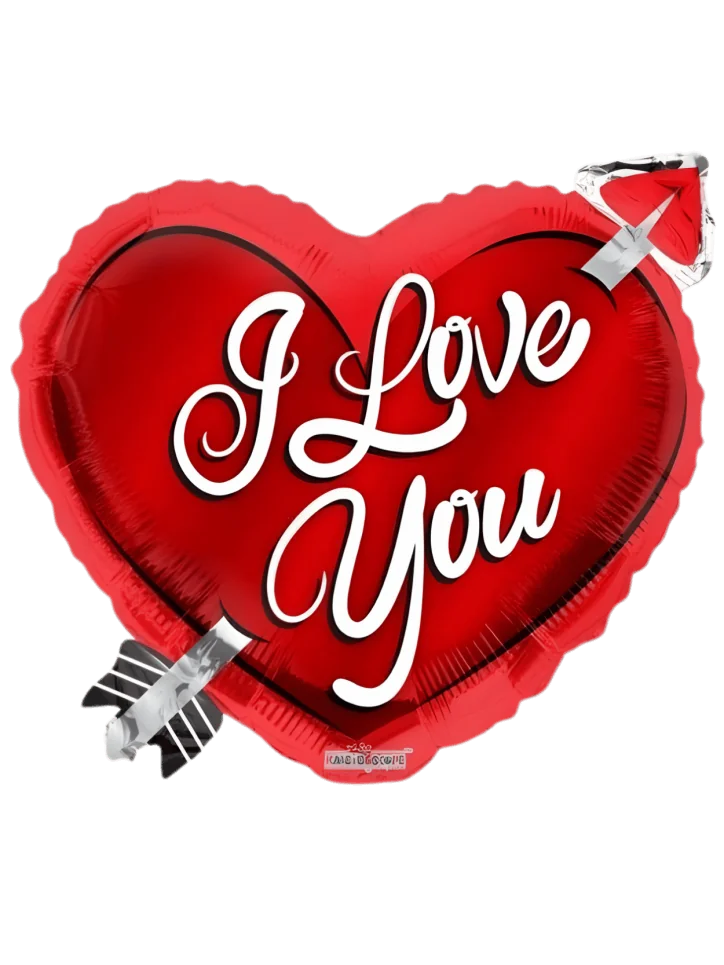 43cm Globo I Love You Cupido