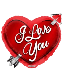 43cm Globo I Love You Cupido