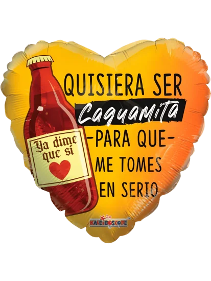 43cm Globo Quisiera Ser Caguamita