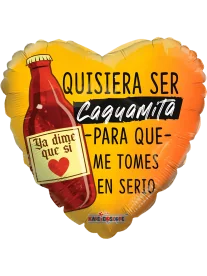 43cm Globo Quisiera Ser Caguamita