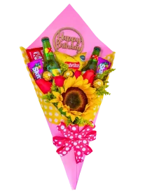 Ramo de Flores y Dulces