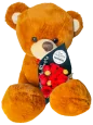 Rosas y Osito de Peluche 40cms