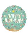 20cm Globo Happy Birthday Helado