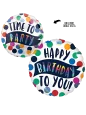 43cm Globo Happy Birthday - Time to Party