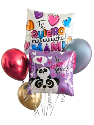 Bouquet de Globos con Helio para Mamá | CDMX