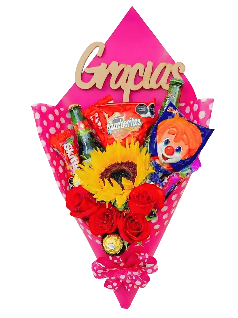 Ramo de Flores y Dulces Ramo de Flores y Dulces