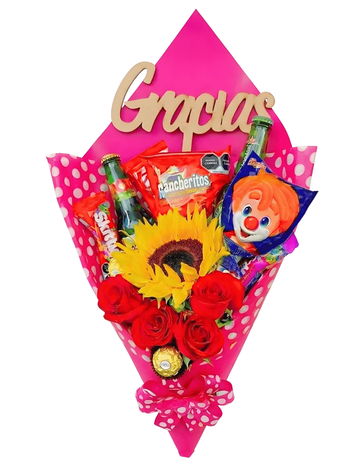 Ramo de Flores y Dulces
