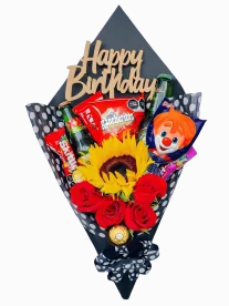 Ramo de Flores y Dulces