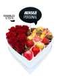 Fresas, flores y Chocolates de Amor