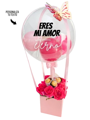 Globo Mensajero de Rosas