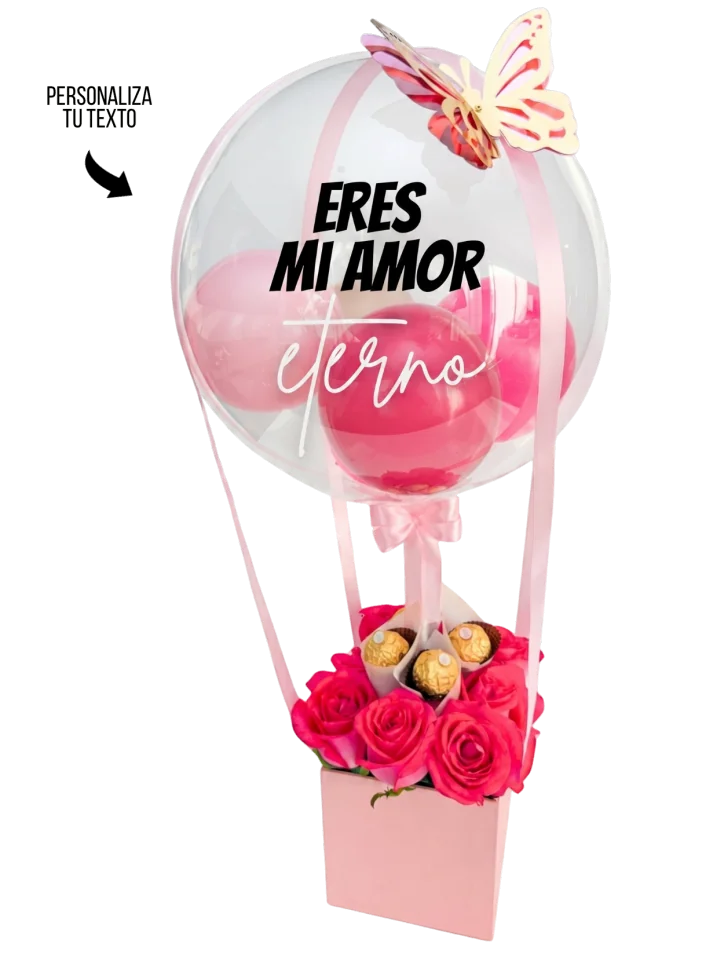 Globo Mensajero de Rosas