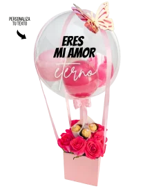 Globo Mensajero de Rosas