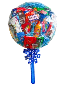 Paleta Gigante de Dulces y Burbujas