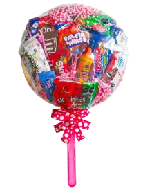 Paleta Gigante de Dulces y Burbujas