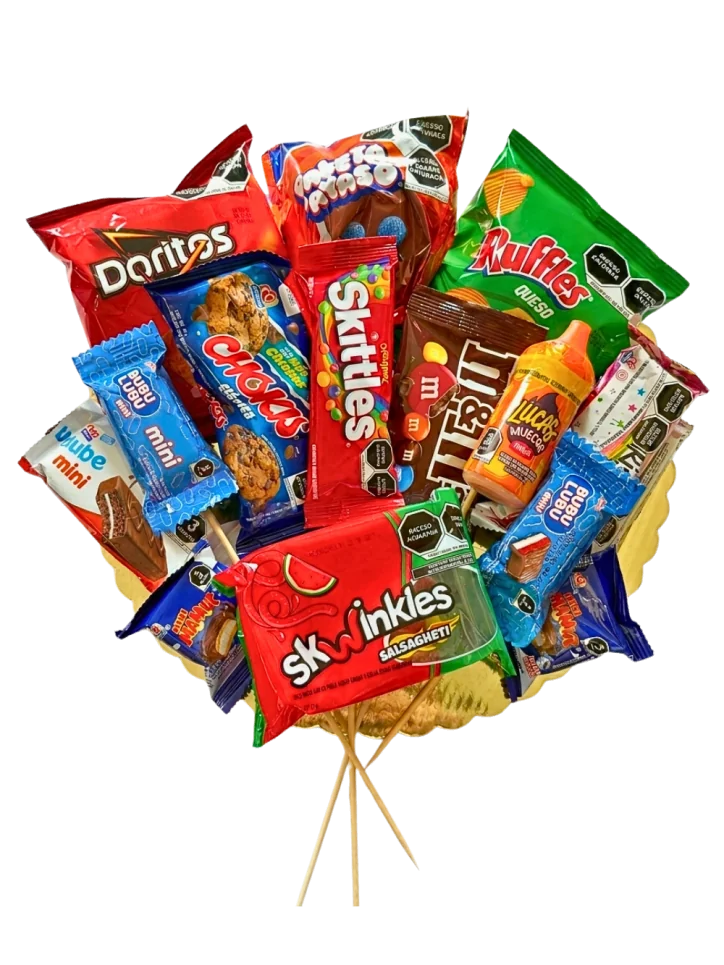 Paleta Gigante de Dulces y Burbujas