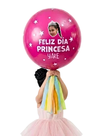 Globo Esfera Princesa 35cms Orbz