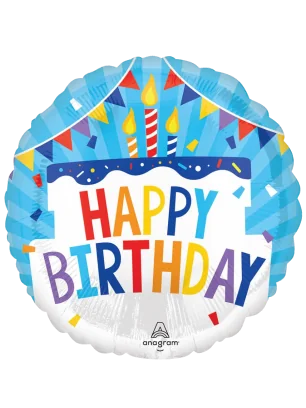 20 cm  Happy Birthday Tiered Cake