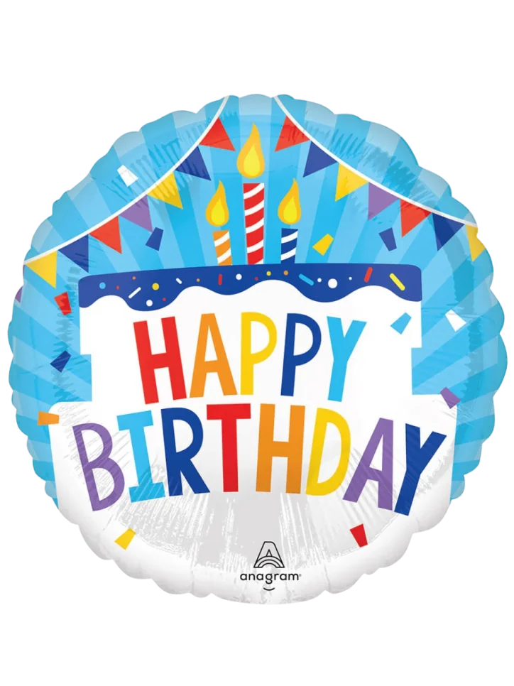 20 cm  Happy Birthday Tiered Cake