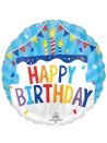 20 cm  Happy Birthday Tiered Cake