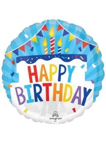 20 cm  Happy Birthday Tiered Cake