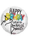 20cm Globo Happy Birthday No Sé Inglés
