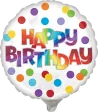 20 cm Happy Birthday Colorido