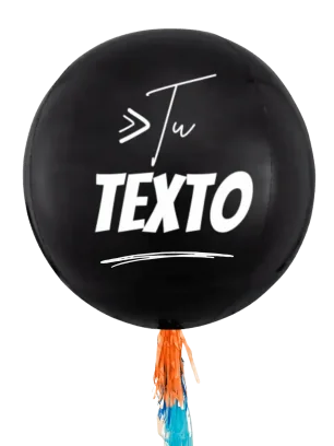Globo Orbz Personalizado con Helio 35 cm | CDMX