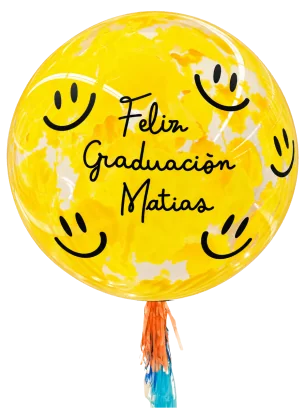 Globo Burbuja Happy 90cm