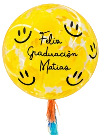 Globo Burbuja Happy 90cm