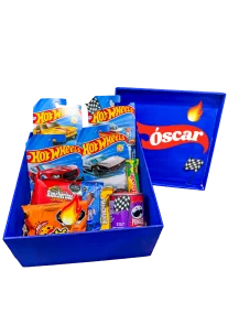Cajita de Regalo con Hotwheels