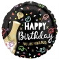 43cm Globo Happy Birthday Fabulous Bottle