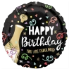 43cm Globo Happy Birthday Fabulous Bottle