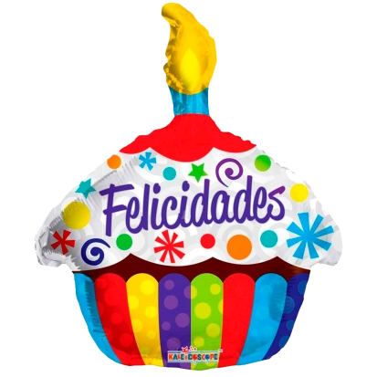 43cm Globo Felicidades Cupcake
