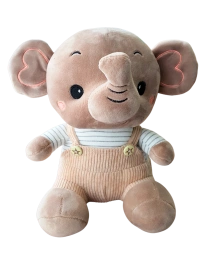 Peluche Elefante Marrón 20cms