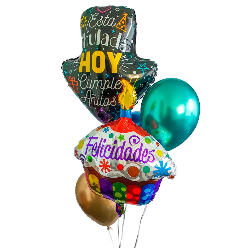 Bouquet de Globos con Helio – Flores a Domicilio