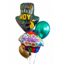 Bouquet de Globos Elite - UnBonitoDetalle - Flores, Desayunos y Regalos a Domicilio en CDMX