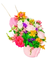 Canasta con Flores para Mamá