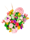 Canasta con Flores para Mamá