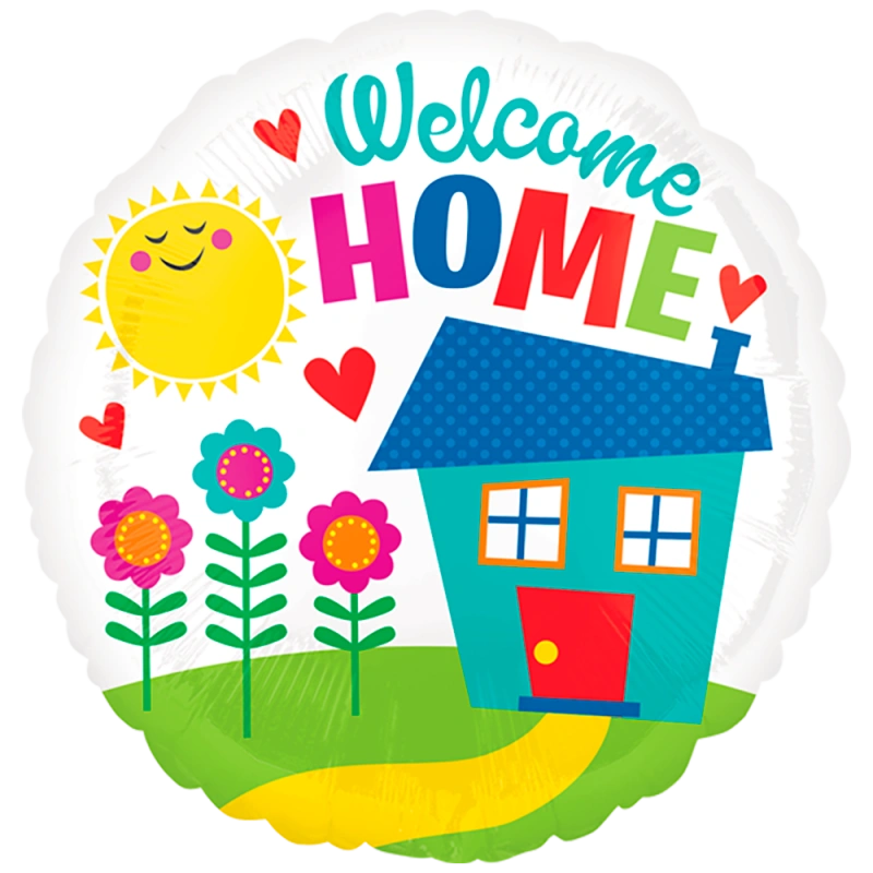 20 cm Globo Welcome Home Sol