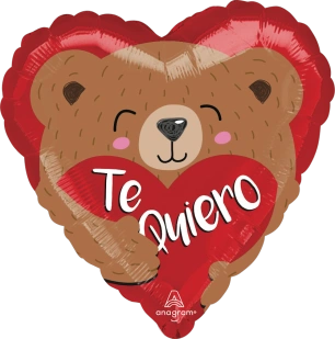 43cm Globo Te Quiero Abrazo de Oso