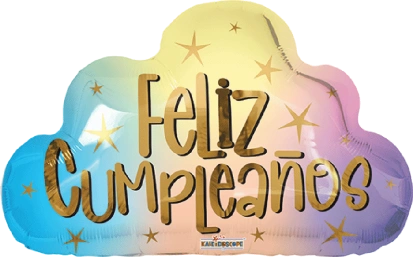 43cm Globo Feliz Cumpleaños Nube
