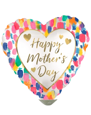 20cm Globo - Feliz día Mamá - Happy Mother´s Day