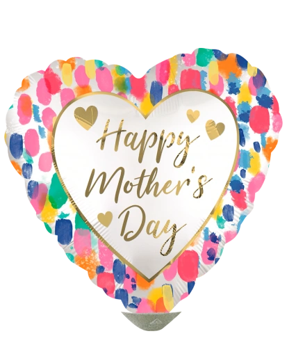 20cm Globo - Feliz día Mamá - Happy Mother´s Day