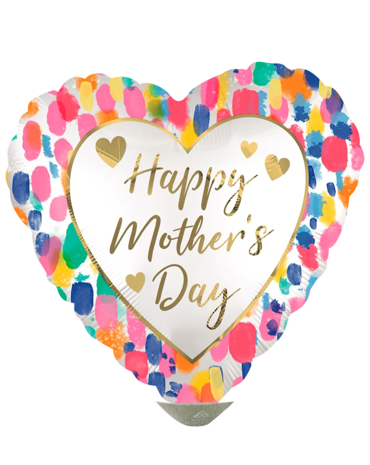 20cm Globo - Feliz día Mamá - Happy Mother´s Day