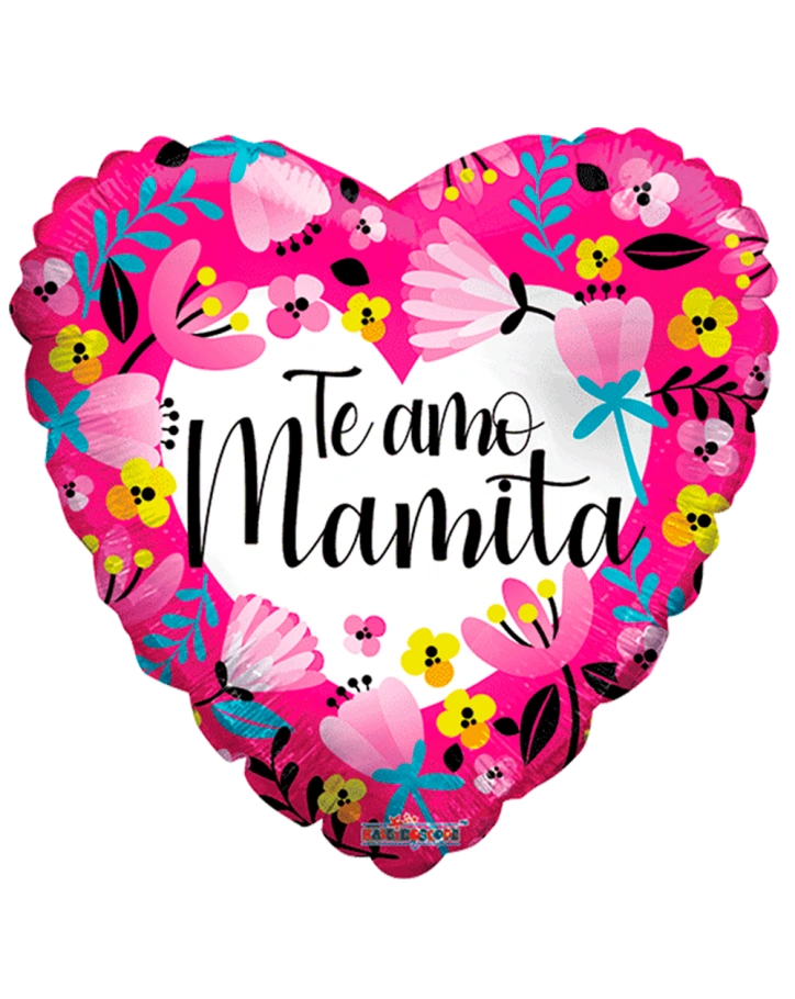 20cm Globo Te Amo Mamita