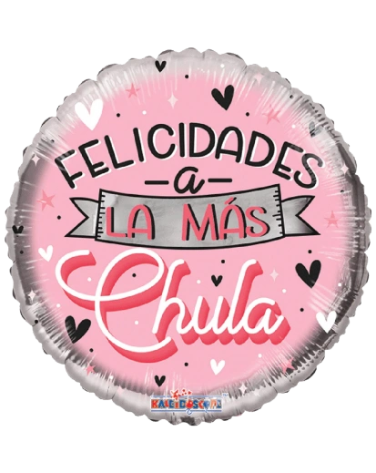 43cm Globo Felicidades a la Más Chula