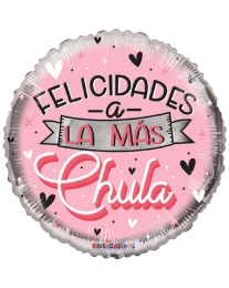 43cm Globo Felicidades a la Más Chula