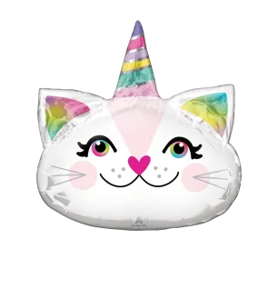 23cm Globo Gato Unicornio