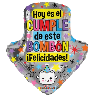 43cm Globo Felicidades Bombón