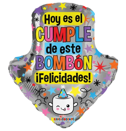 43cm Globo Felicidades Bombón